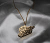 Syria Necklace | 'I am here, but my heart is in al-Sham!' Jewelry Olive Tree Jewelry Gold 